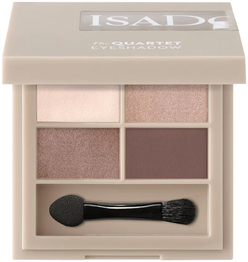 Палетка теней для век Isadora The Eyeshadow Quartet 04 Cappuccino 3,5 г (размер 3,5G, цвет 04 Капучино)