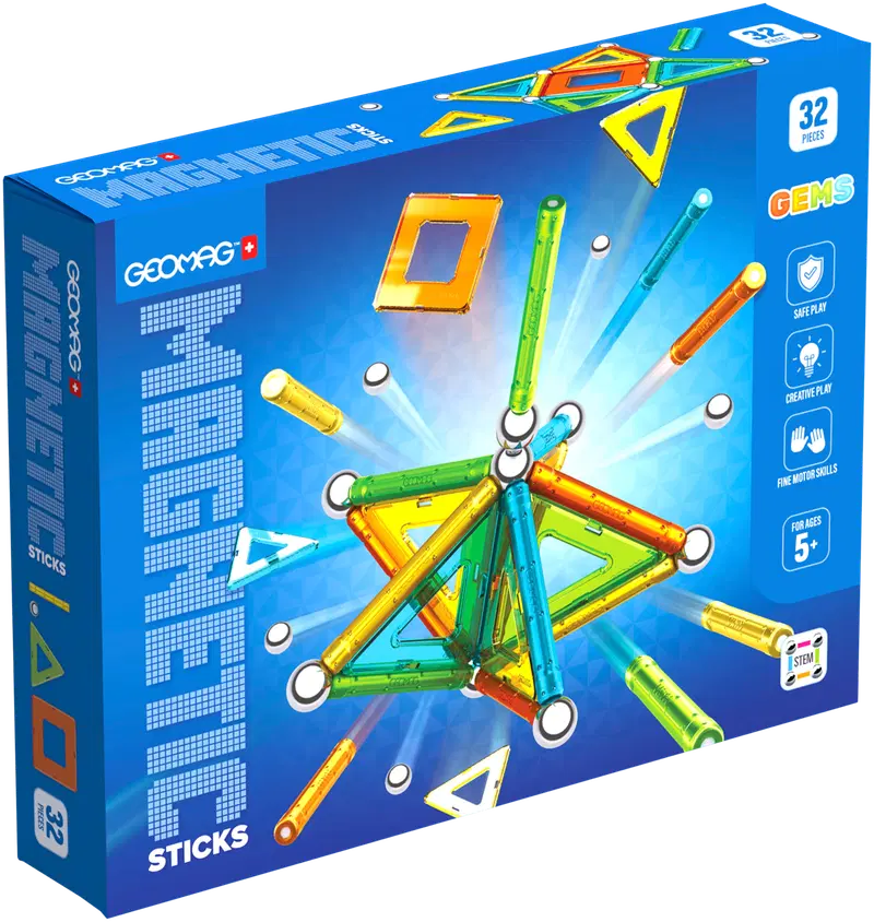Geomag Gems Магнитный конструктор 32 детали