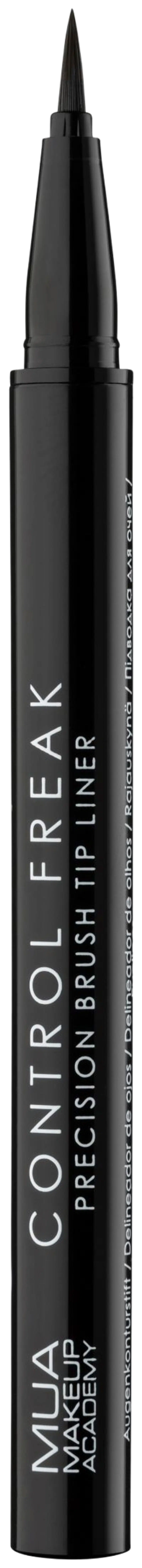 MUA Make Up Academy Control Freak Brush Tip Liquid Eyeliner Navy 0,5 мл, Жидкая подводка для глаз (размер 0,5 мл, цвет ЧЕРНЫЙ)
