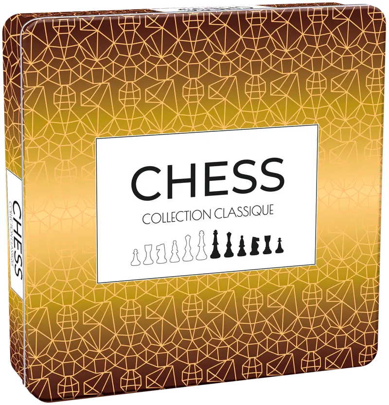 Тактическая настольная игра Deluxe Chess в металлической коробке.