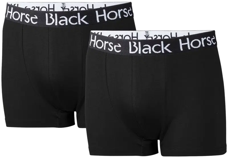 Детские боксеры Black Horse, 2 пары J033 (размер 98-104, цвет ЧЕРНЫЙ)