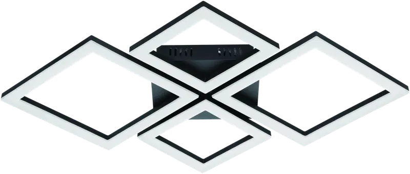 EGLO Потолочный светильник Connect.z Paranday-Z LED 42Вт 47x43см черный/белый (цвет черный/белый)