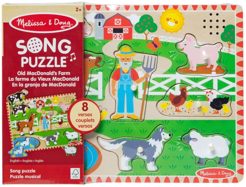 Аудио-пазл Melissa & Doug У Пийппола ваари был дом (песни на английском языке)