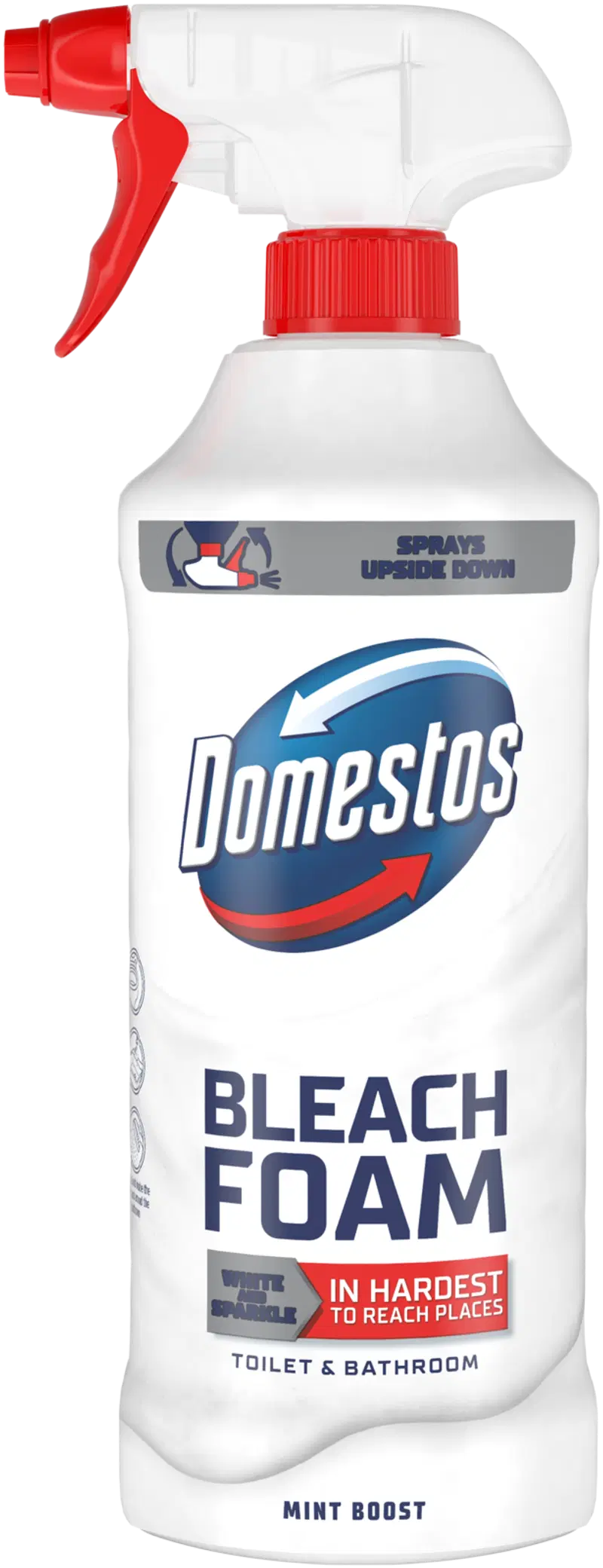 Domestos Power Foam Mint Boost спрей для чистки унитазов 435 мл