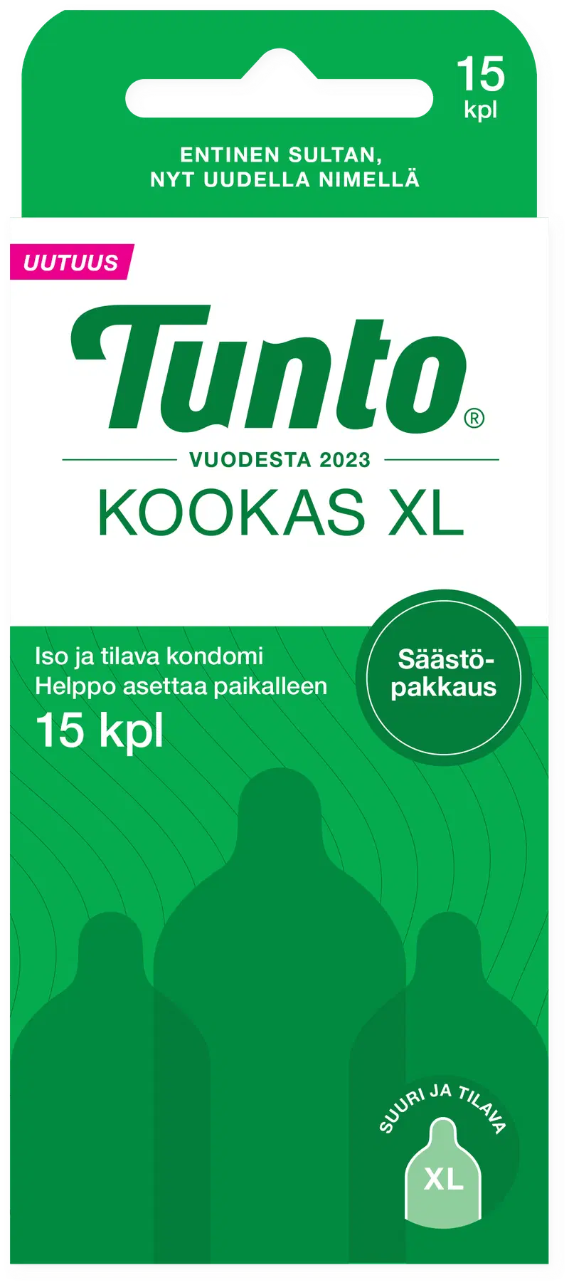 Презервативы Tunto Kookas XL 15 шт.