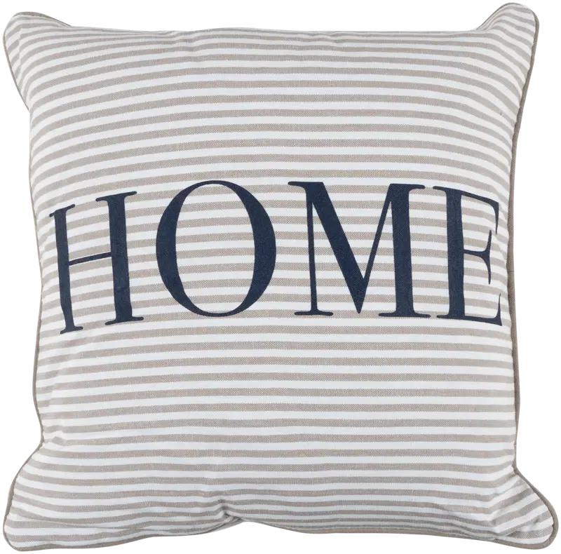 Декоративная подушка Tex Home Stripes 40х40 см бежевый (цвет бежевый)