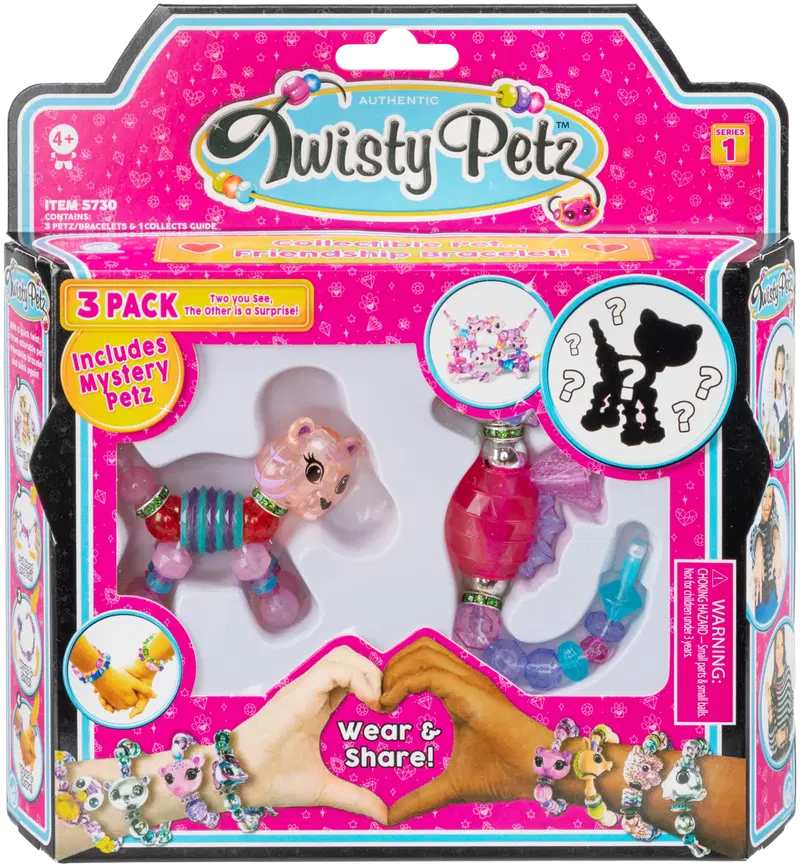 Игрушечная бижутерия Twisty Petz, упаковка из 3 предметов