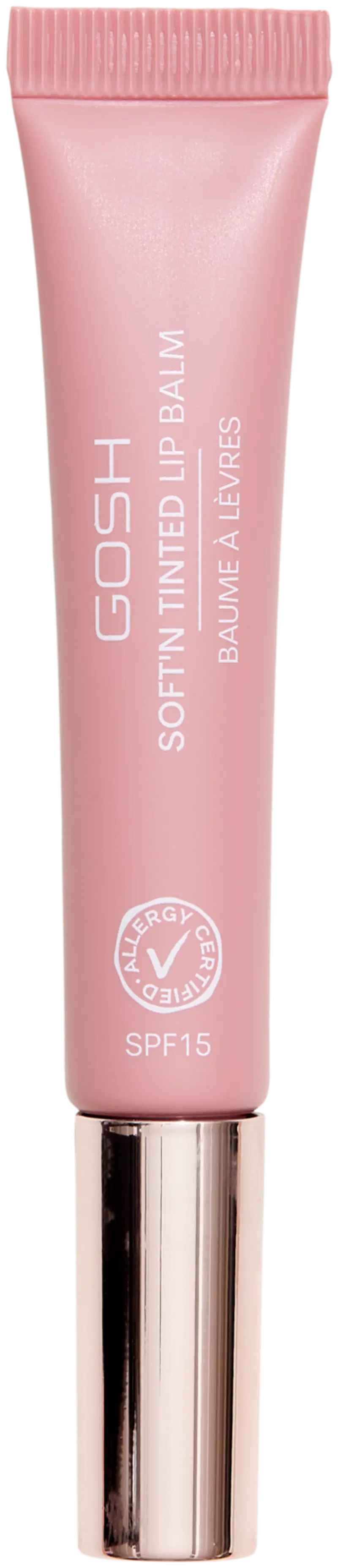 Gosh Soft`n Tinted Lip Balm 006 Ягодный блеск для губ 8мл (размер 8 МЛ, цвет Винтажная роза)