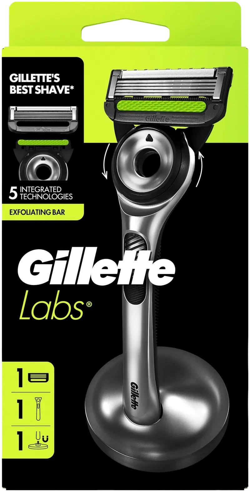 Gillette Labs с бритвой Exfoliating Bar