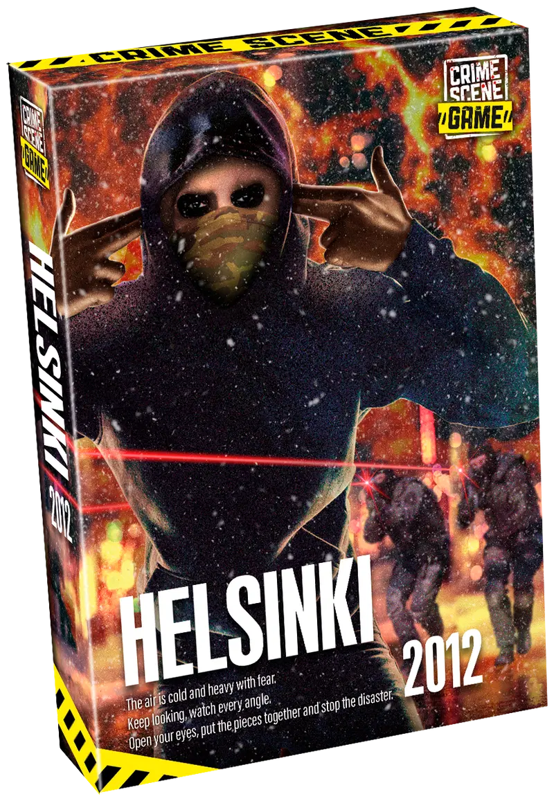 Тактическая настольная игра «Место преступления Хельсинки 2012» RU