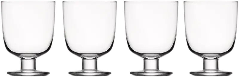 Iittala Стакан Lempi 34cl прозрачный 4 шт. (цвет ЯРКИЙ)