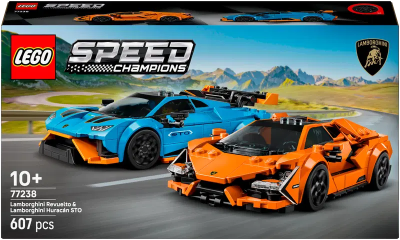 LEGO Speed ​​​​Champions 77238 Lamborghini Revuelto и Huracán STO