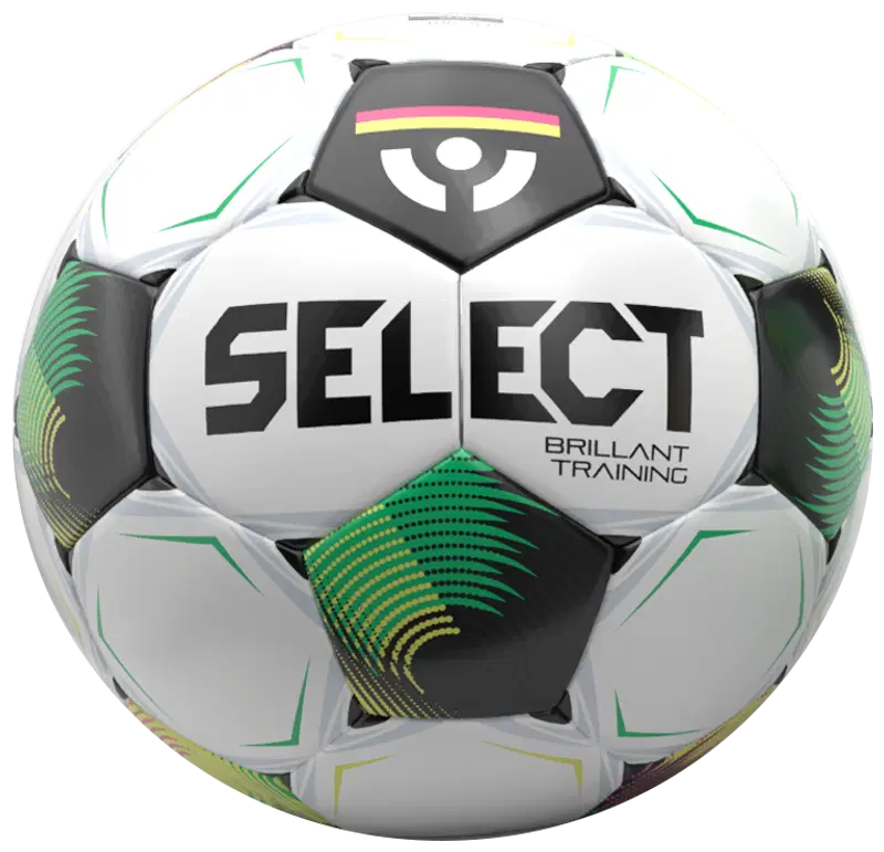 Select fb brillant Training db Футбольный мяч Veikkausliiga v26, размер 3 (цвет Белый/Зеленый)