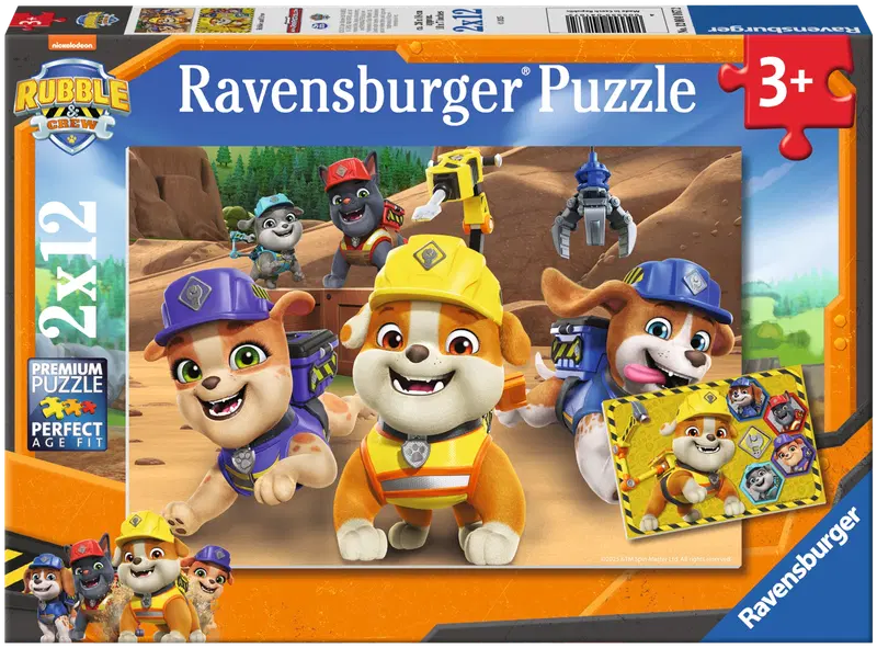 Команда Ravensburger Rubble & Crew в действии 2x12p
