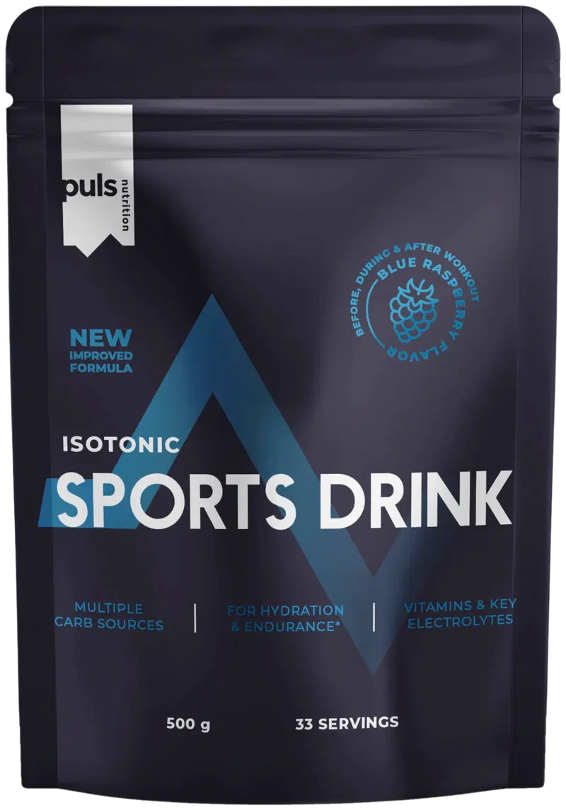 PULS Isotonic спортивный напиток порошковый спортивный напиток синяя малина 500г