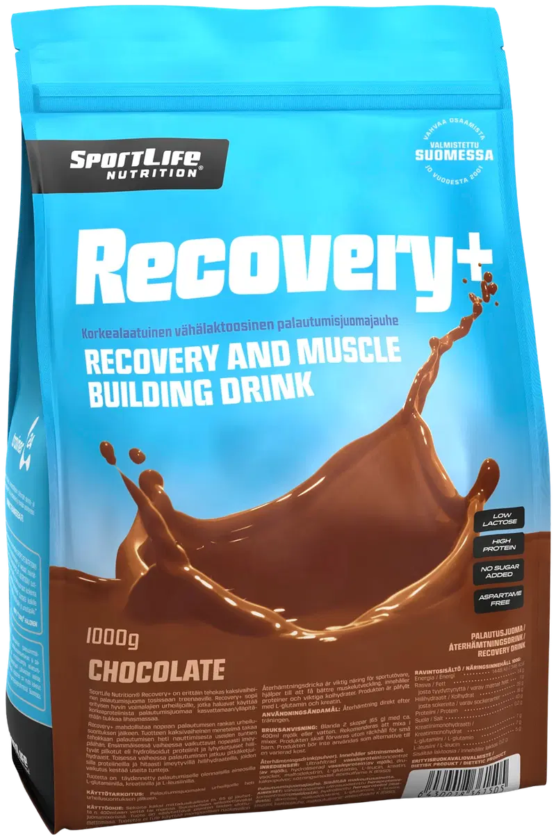 SportLife Nutrition Recovery+ 1000г шоколадный восстанавливающий напиток