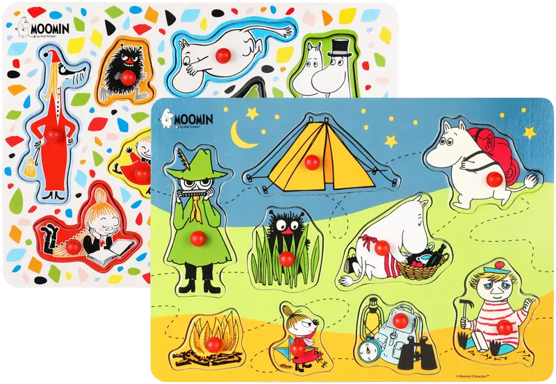 Пазл-кнопка Moomin by Martinex Муми-тролли, разные виды