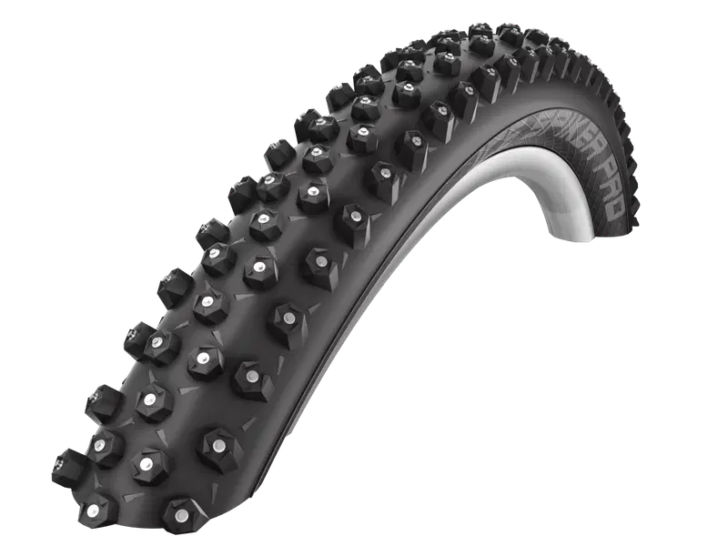Schwalbe Ice Spiker Pro Складная велосипедная шипованная покрышка 27,5 дюйма 57-584 378 шипов (цвет Черный)
