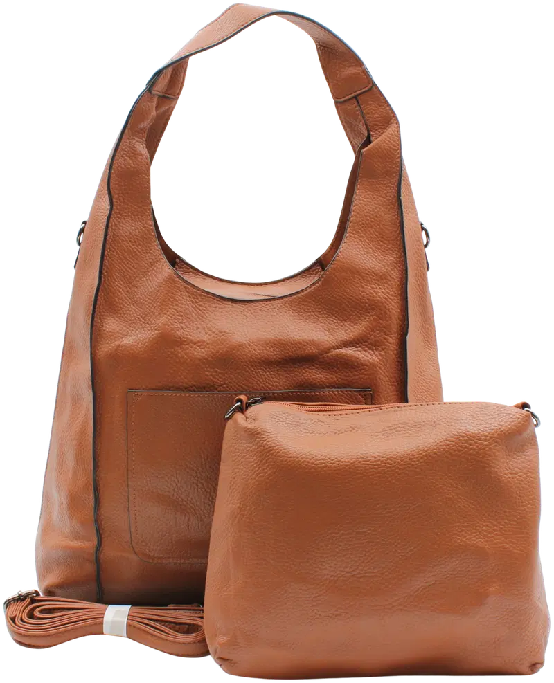 Сумка Brunelli 7581 синяя (размер 37X12X34, цвет Коричневый)
