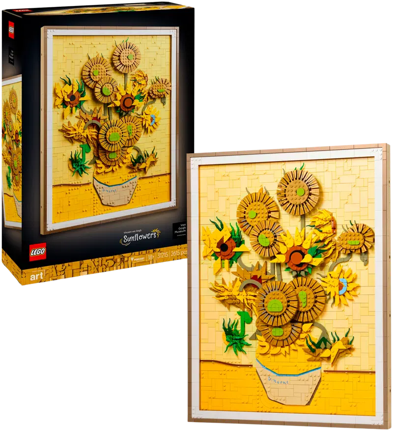 LEGO® Art 31215 Винсент Ван Гог – Подсолнухи