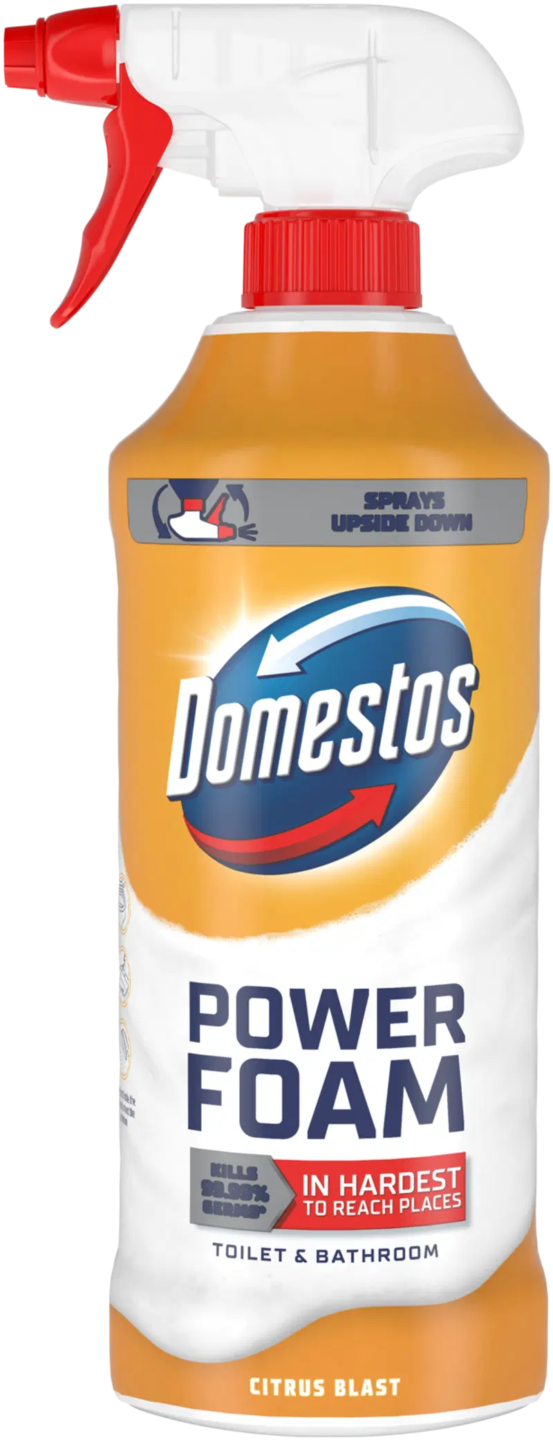 Domestos Power Foam Citrus Blast спрей для чистки унитазов 435 мл