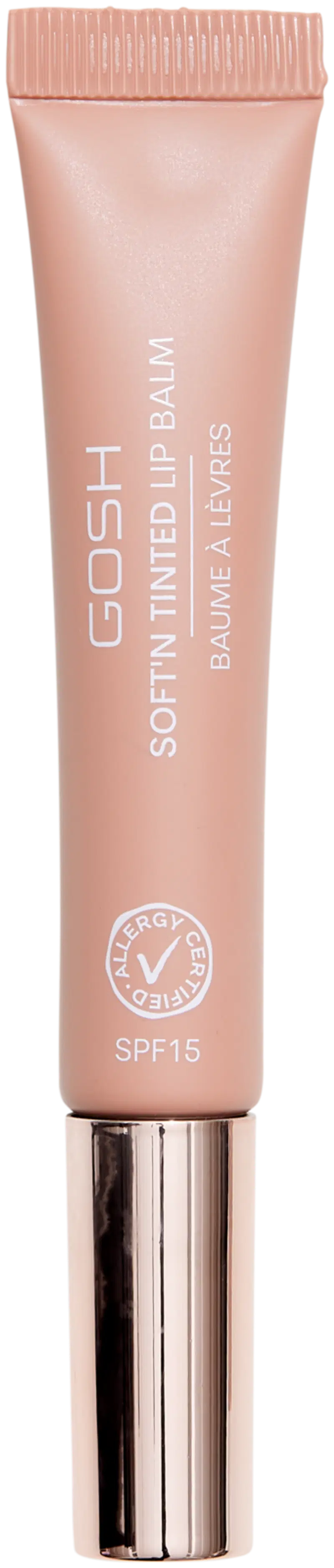 Gosh Soft`n Tinted Lip Balm 006 Ягодный блеск для губ 8мл (размер 8 МЛ, цвет Нуга)