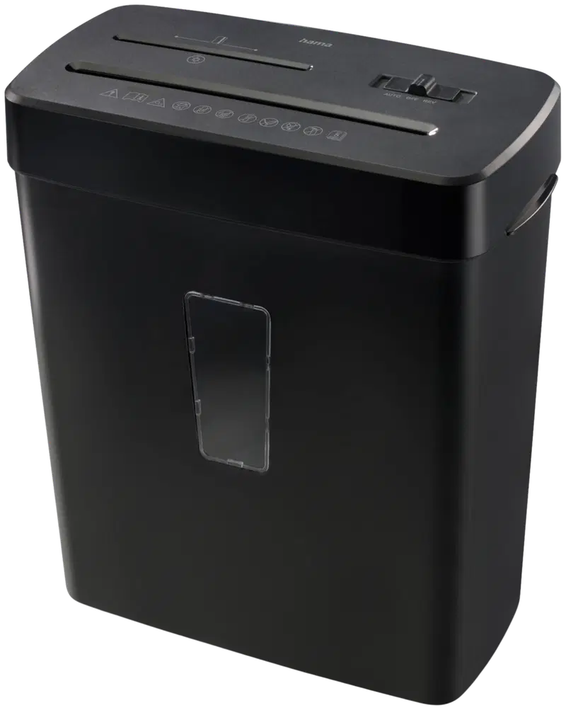 Уничтожитель бумаги Hama Prime M50CD-B, P5, T2, E2 (цвет Черный)