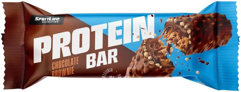 Протеиновый батончик SportLife Nutrition 45 г Протеиновый батончик с шоколадным брауни