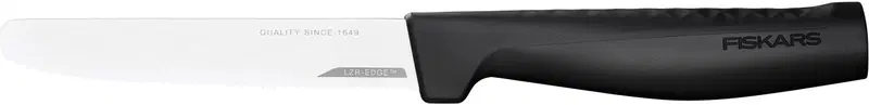 Нож для томатов Fiskars Hard Edge. (цвет Черный/сталь)