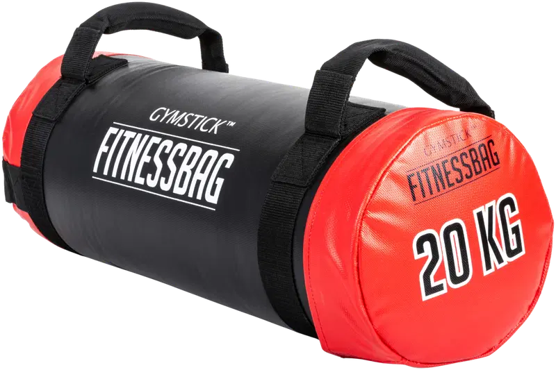Сумка для тренировок Gymstick Fitnessbag (размер 15 кг, цвет ЧЕРНО-КРАСНЫЙ)