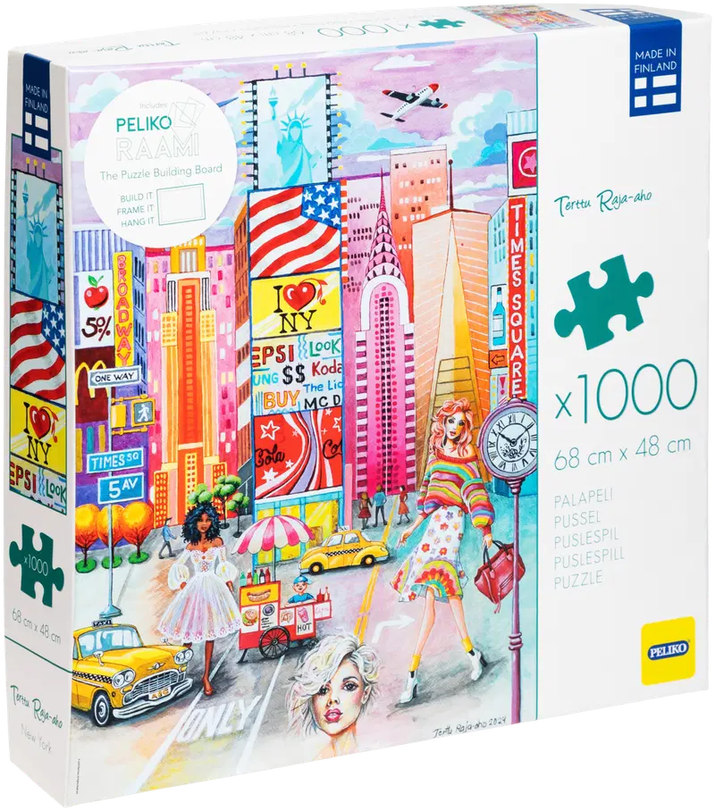 Пазл Peliko 1000 деталей Terttu Raja-aho New York