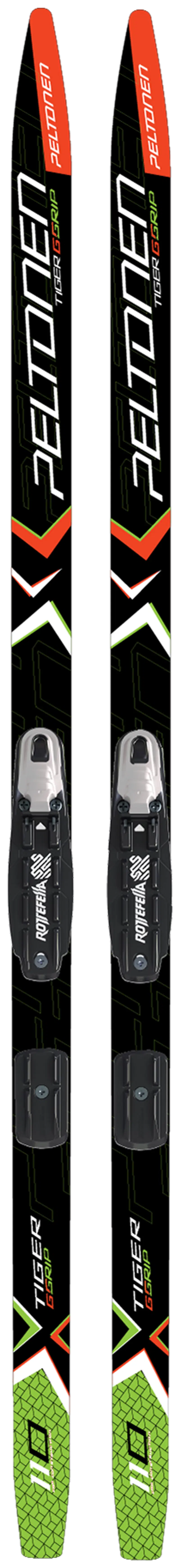База для лыж Grip Tiger NNN Basic с креплениями (размер 100 СМ, цвет белый/черный/красный)