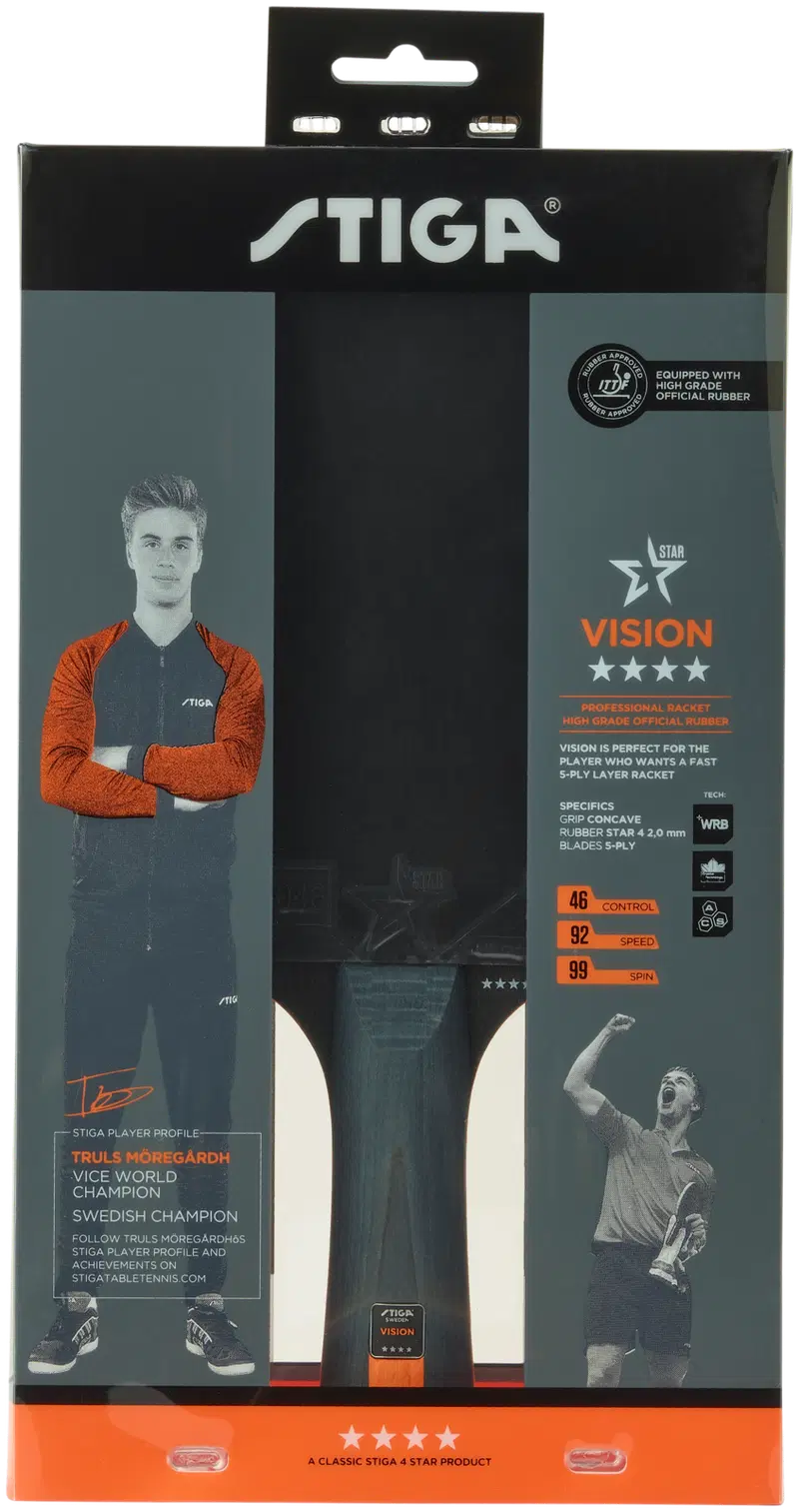 Ракетка для настольного тенниса Stiga Vision ****