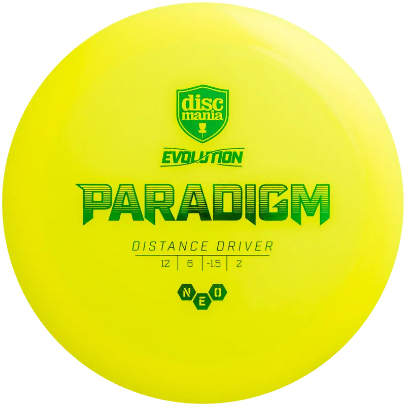 Драйвер Discmania Neo Paradigm (размер 21X21X1,5 СМ, цвет Желтый)