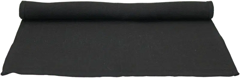 Бахрома из льняного полотна для сауны 45х55см, черная (цвет черный)