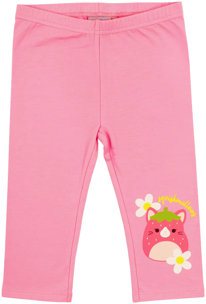 Детские легинсы-капри Squishmallows AM-SQSH08 (размер 110, цвет Розовый)