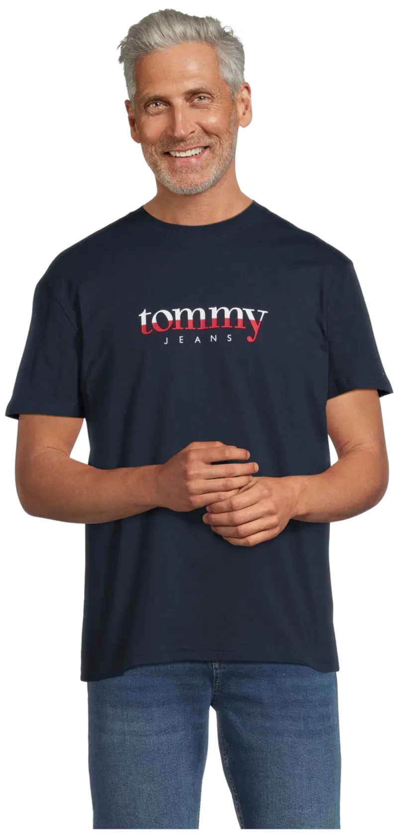 Мужская футболка Tommy Hilfiger DM0DM21978 (размер С, цвет Темно-синий)