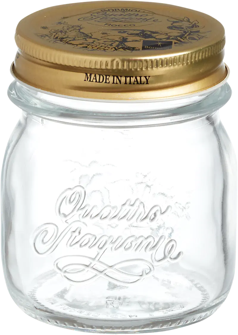 Консервация Bormioli Quattro банка 25кл. (цвет ЯРКИЙ)