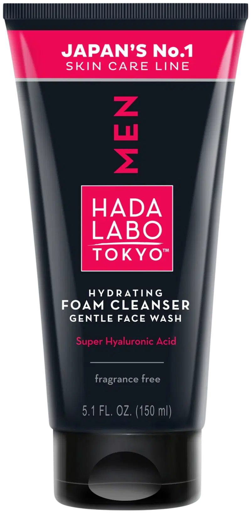 HADA LABO TOKYO MEN Увлажняющая очищающая пенка для умывания, нежное средство для умывания, 150 мл