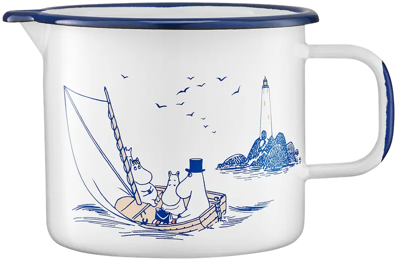 Эмалированный кувшин Muurla Моряки Муми-троллей 1,3 л