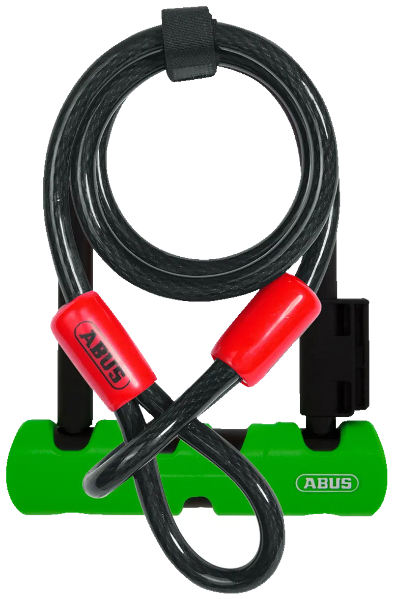 Abus u-lock Ultra Mini 410 мм + кобра 10/120 (цвет черный/зеленый/красный)