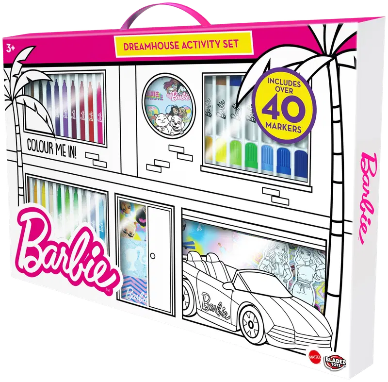Деревянный набор раскрасок Bladez Toyz Barbie Dreamhouse