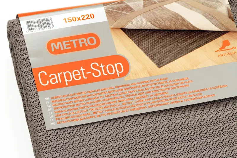 Коврик Narma противоскользящий для Metro 150 x 220 см серый (цвет Серый)