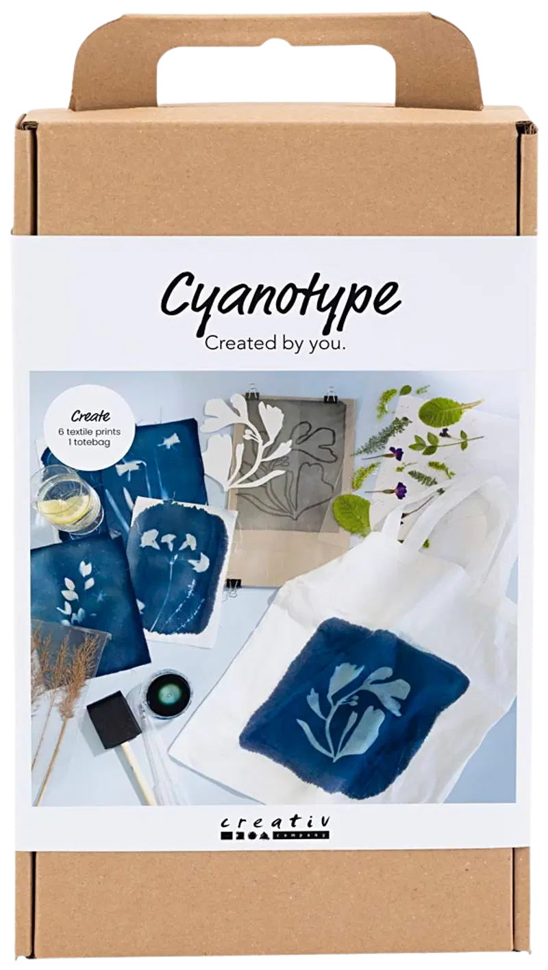 Creativ Company Набор для творчества Цианотипия, Текстиль, синий, 1шт/ 1шт