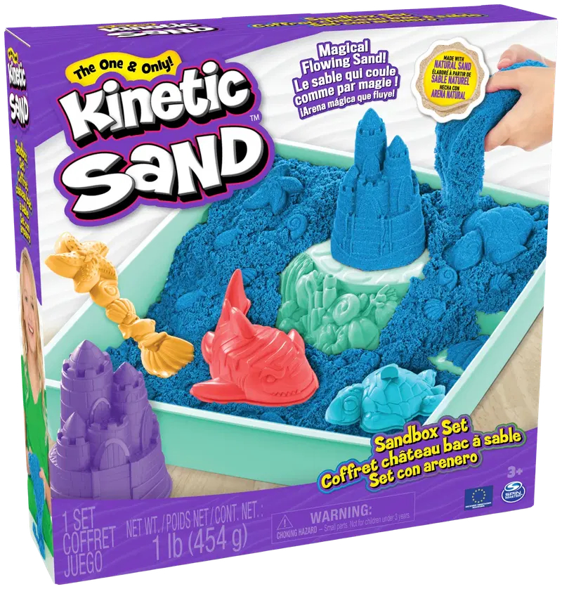 Набор песочниц Kinetic Sand синий