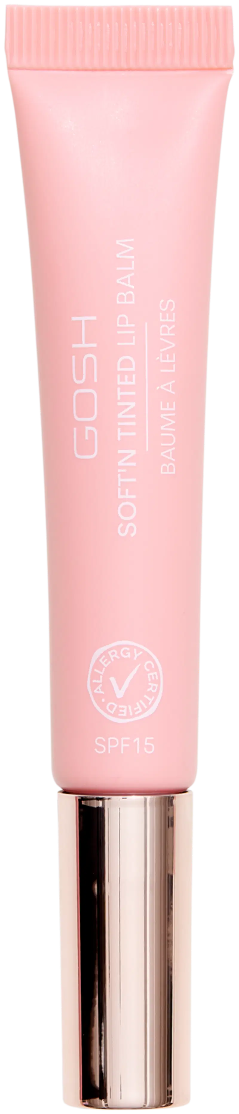 Gosh Soft`n Tinted Lip Balm 006 Ягодный блеск для губ 8мл (размер 8 МЛ, цвет роза)