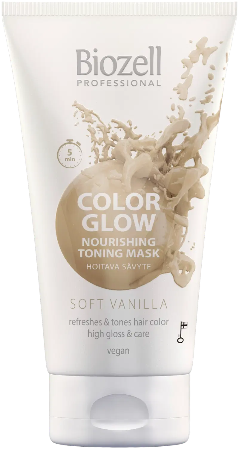 Biozell Color Glow Питательная тональная маска Soft Vanilla 150мл