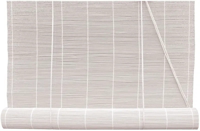 Бамбуковая рулонная штора Pisla Ming 100x170 см натуральный бамбук (цвет Белый)