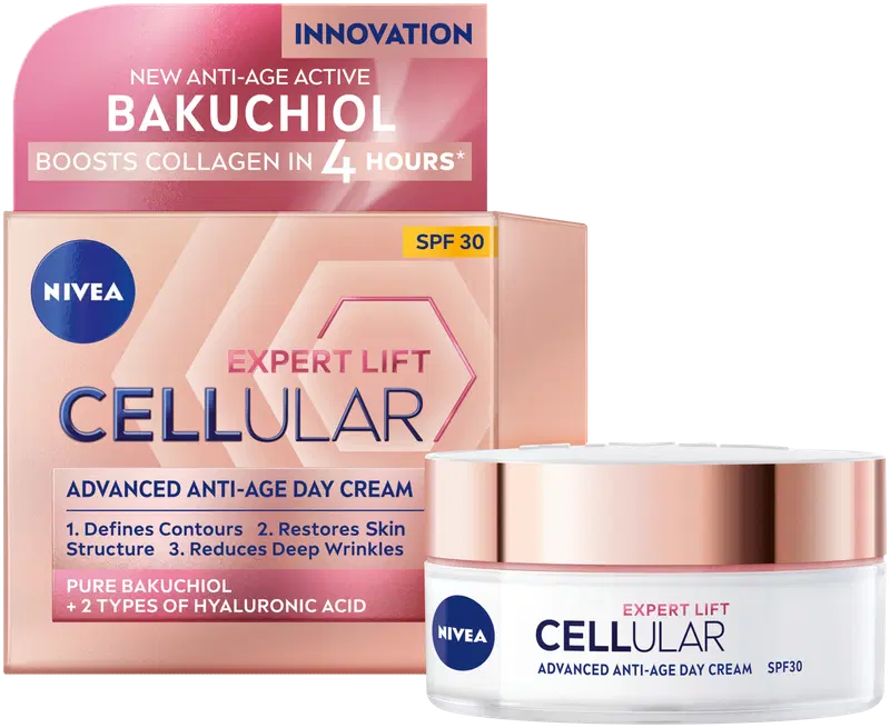 NIVEA 50 мл Cellular Expert Lift Advanced Anti-Age Day Cream sk 30 дневной крем