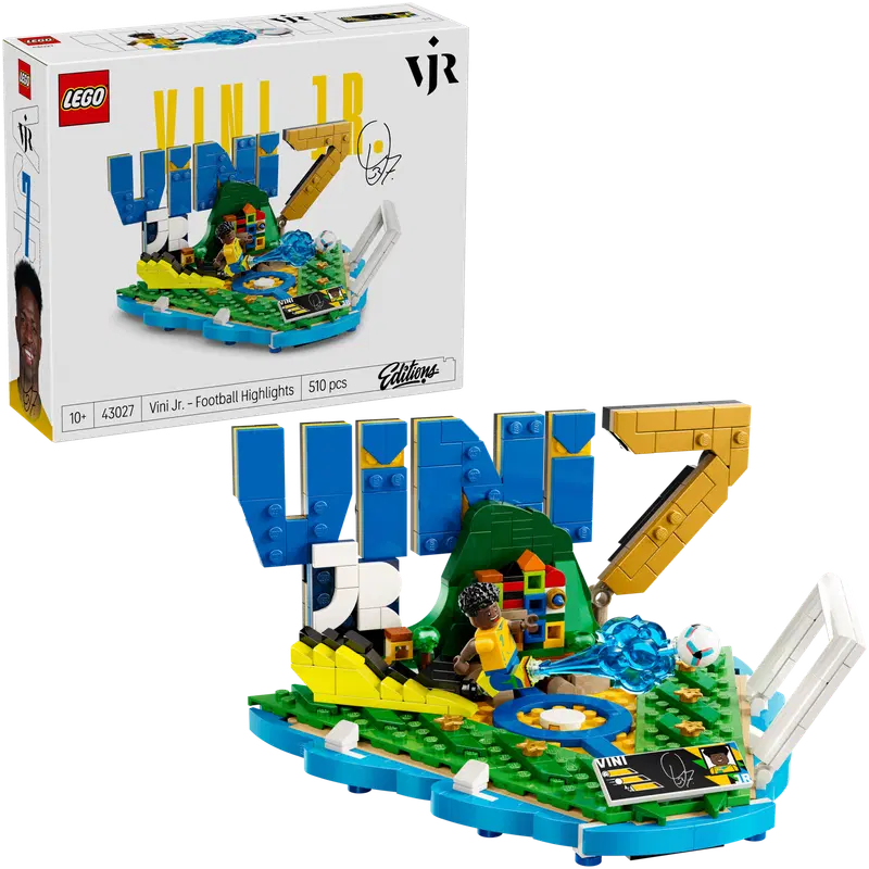 LEGO® Editions Football 43027 Вини-младший — моменты звезд футбола